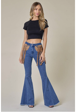 Saints & Hearts Saints & Hearts - Flare jeans with hip fringe
