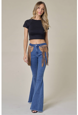 Saints & Hearts Saints & Hearts - Flare jeans with hip fringe