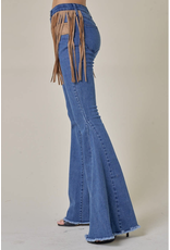Saints & Hearts Saints & Hearts - Flare jeans with hip fringe