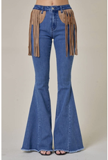 Saints & Hearts Saints & Hearts - Flare jeans with hip fringe