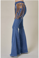Saints & Hearts Saints & Hearts - Flare jeans with hip fringe