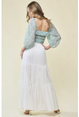 Saints & Hearts Saints & Hearts - Smocked top (sage)
