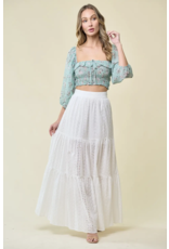 Saints & Hearts Saints & Hearts - Smocked top (sage)