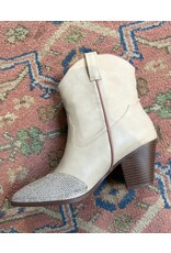 Qupid Zane 90 Western Bootie (Stone)