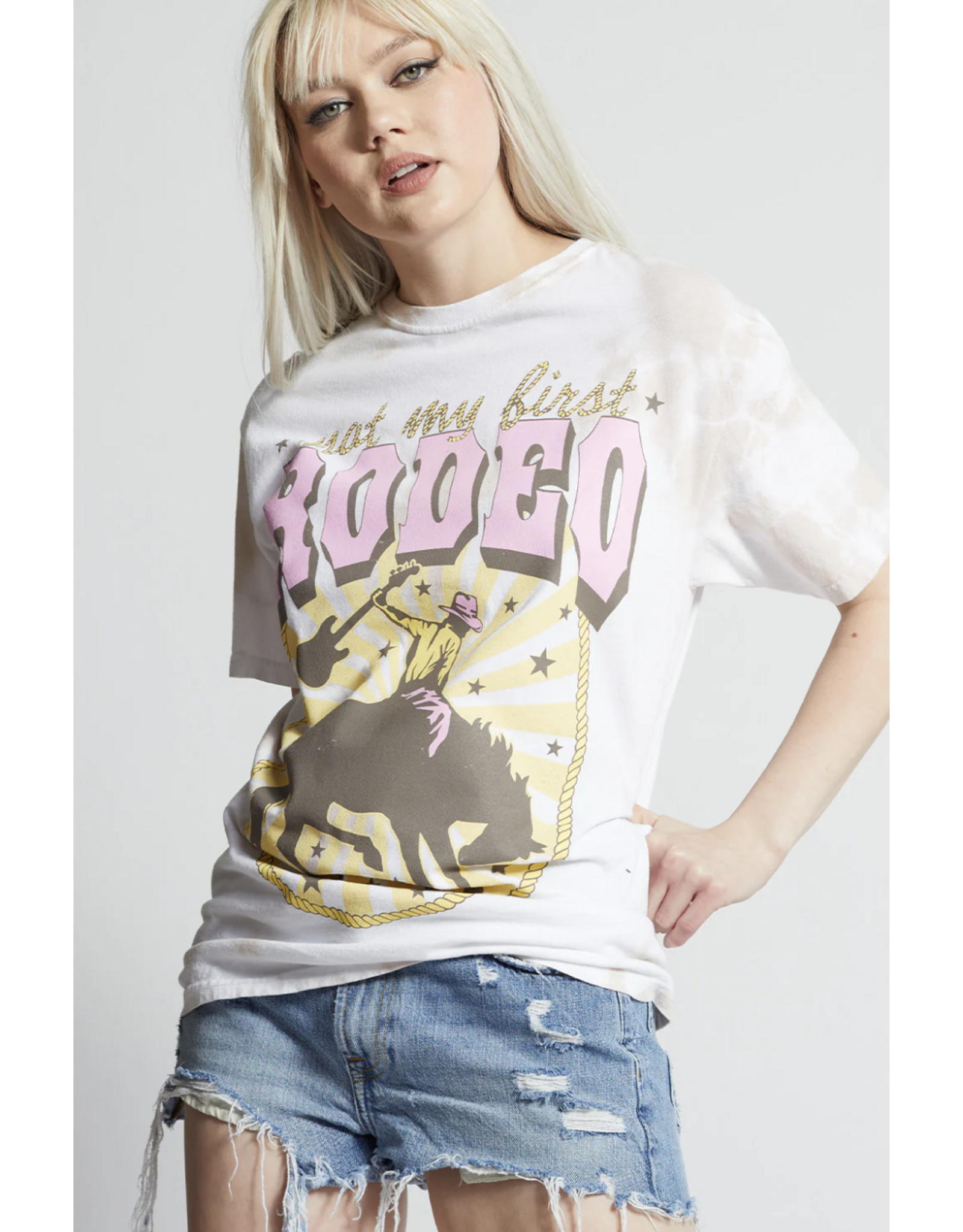 Recycled Karma Recycled Karma - Not My First Rodeo Tie Dye Tee
