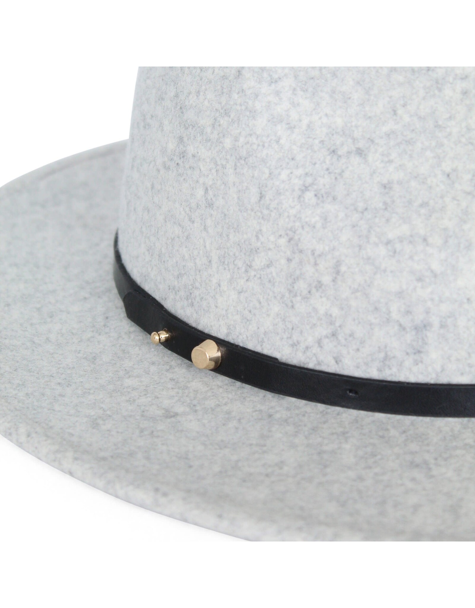 Ace of Something Ace of Something - Oslo fedora with folded edge and gold stud (cloud)