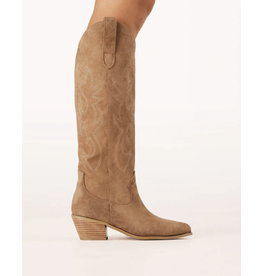 Billini - Urson Western Boot (Dark Tan Suede)
