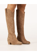 Billini - Urson Western Boot (Dark Tan Suede)