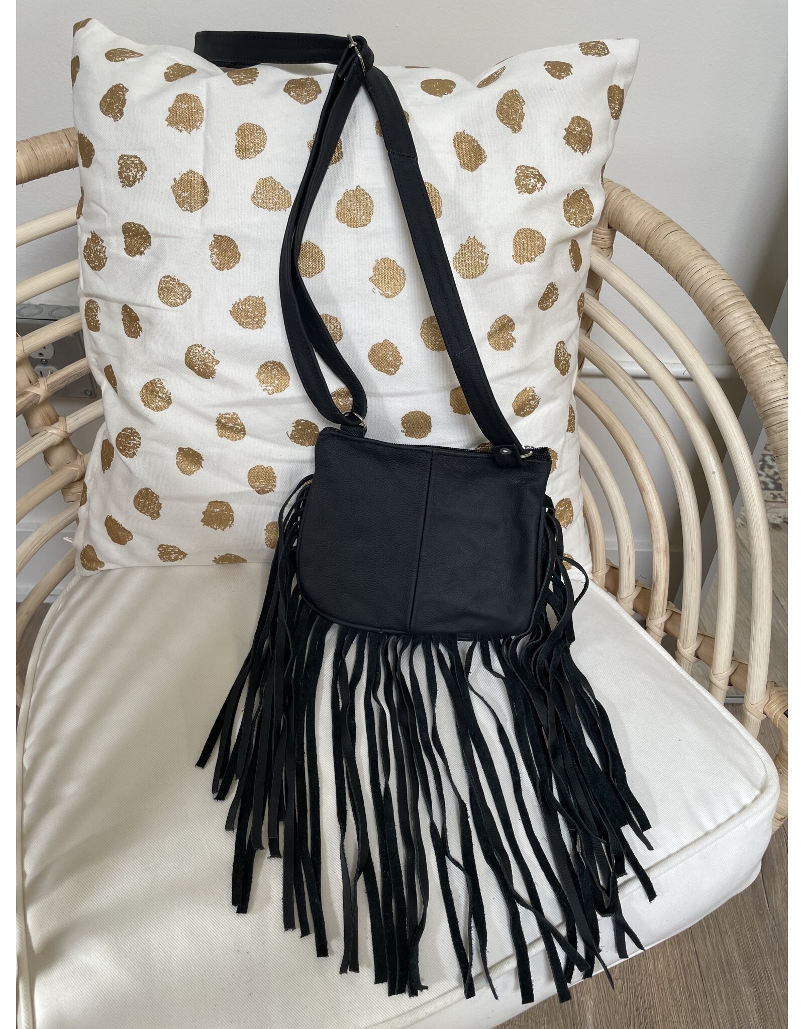 Bo Bags Bo Bags - Mini Leather Crossbody black)