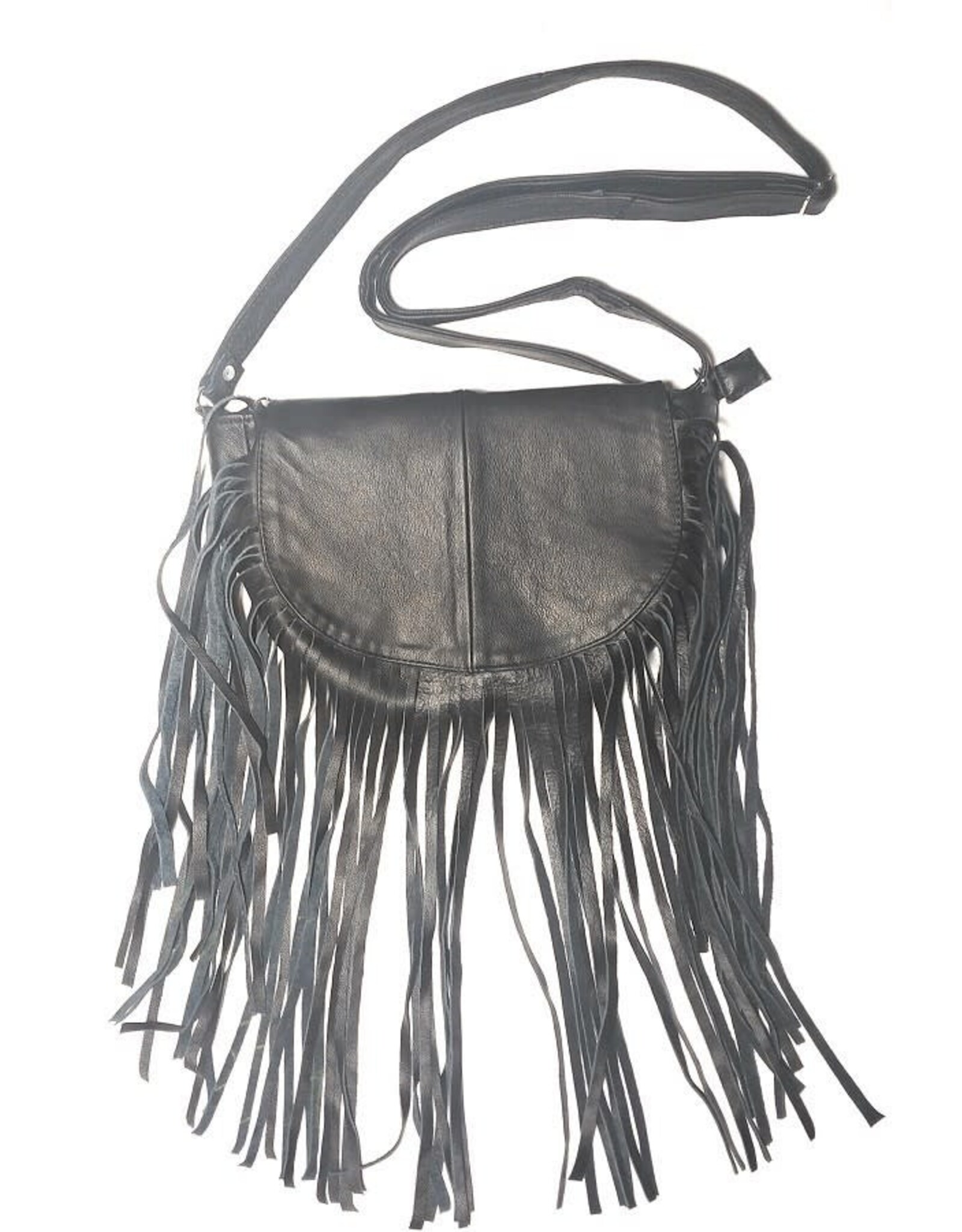 Bo Bags Bo Bags - Half Moon Leather Hobo Bag (black)