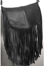 Bo Bags Bo Bags - Half Moon Leather Hobo Bag (black)