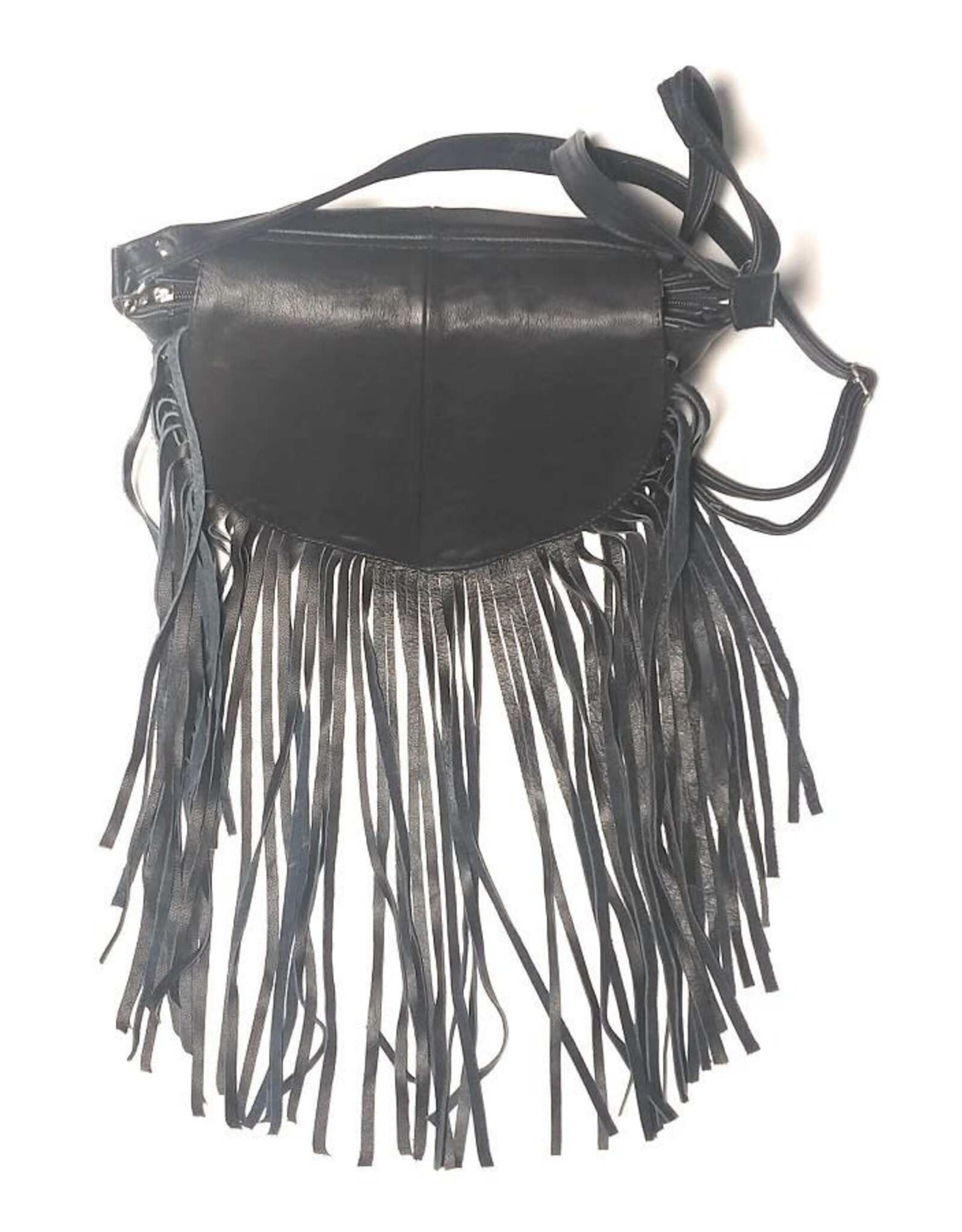 Bo Bags Bo Bags - Half Moon Leather Hobo Bag (black)
