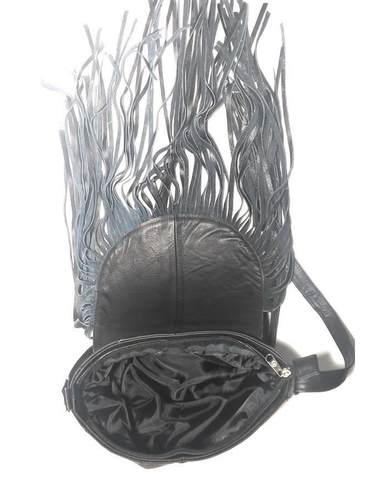 Bo Bags Bo Bags - Half Moon Leather Hobo Bag (black)