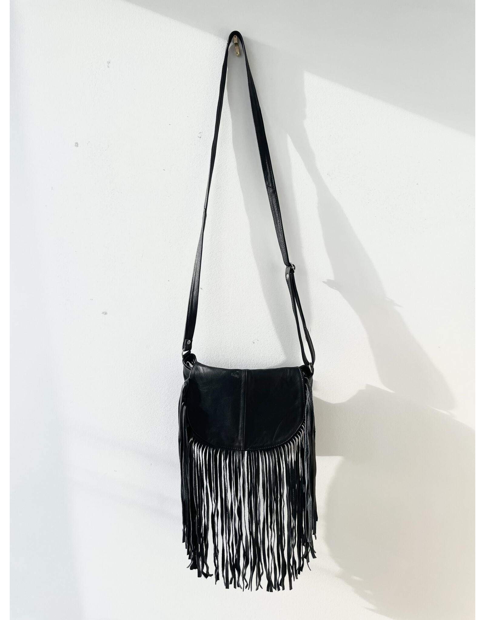 Bo Bags Bo Bags - Half Moon Leather Hobo Bag (black)
