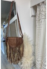 Bo Bags Bo Bags - Half Moon Leather Hobo Bag (Tan)