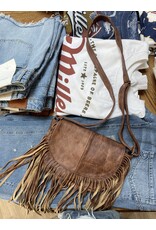 Bo Bags Bo Bags - Half Moon Leather Hobo Bag (Tan)