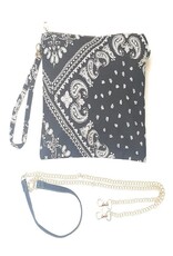 Bo Bags Bo Bags - Bandana Canvas Clutch/Crossbody