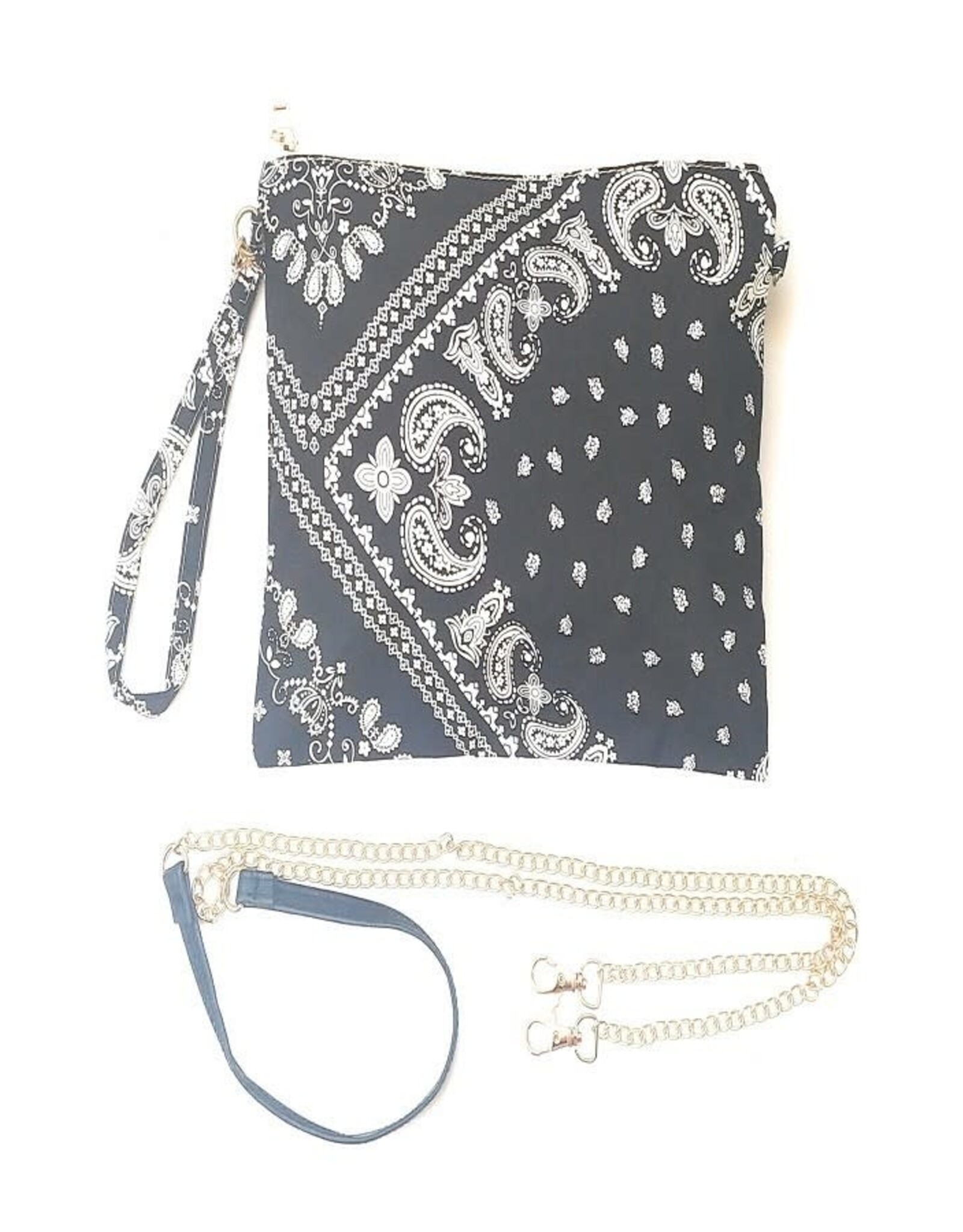 Bo Bags Bo Bags - Bandana Canvas Clutch/Crossbody