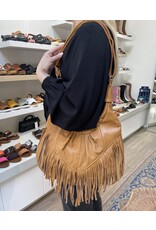 Bo Bags Bo Bags - Leather Fringe Handbag  (Camel)