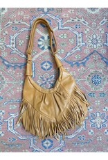 Bo Bags Bo Bags - Leather Fringe Handbag  (Camel)