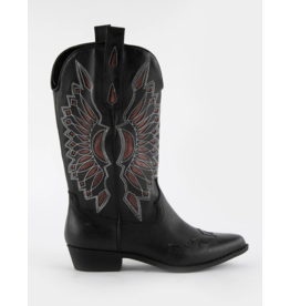 Matisse Matisse - Bandera Western Boot (Black / Red)