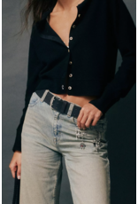 Free people Free People - WTF Double Cross Belt (Black)
