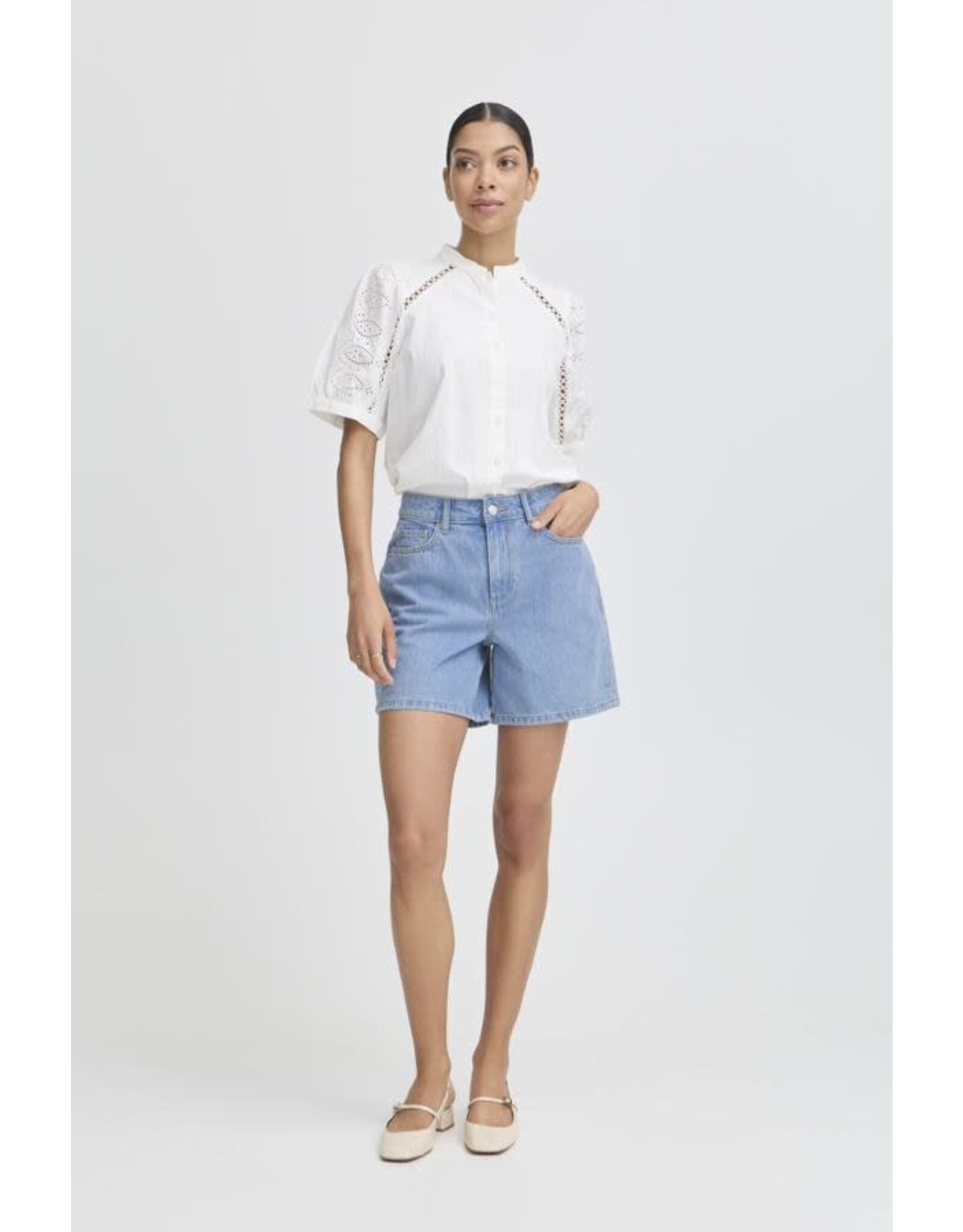 b.young b.young - Kallie Shorts (Light Blue Denim)