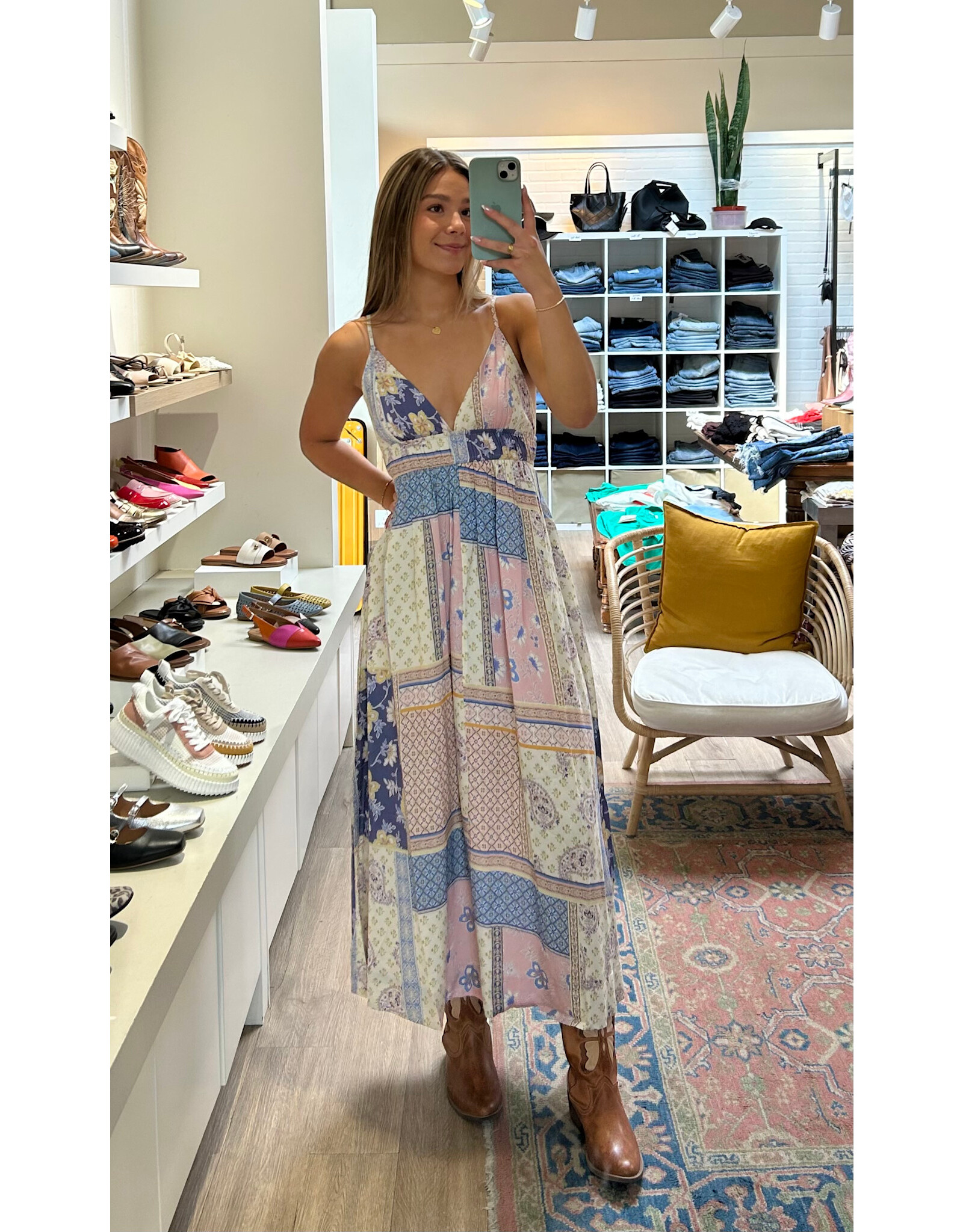 RD Style RD Style - Dima Adjustable Shoulder Dress (Blue)