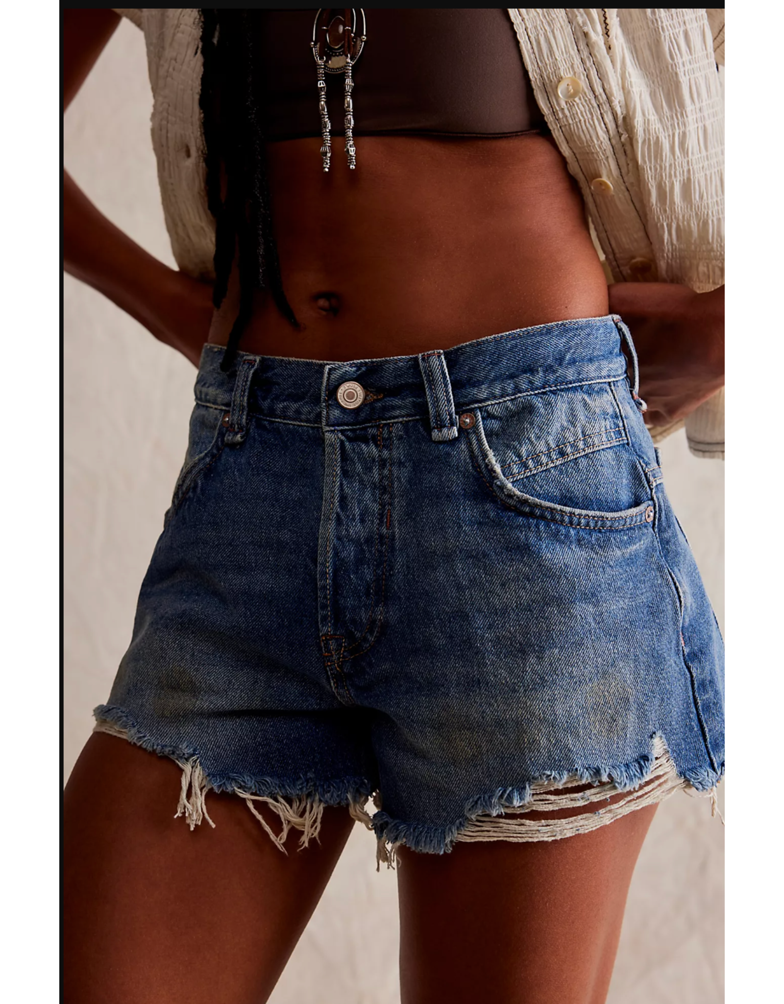 Free people Free People - Now Or Never Denim Short (Westend)