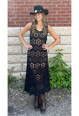 Papillon Papillon - Crochet Dress (Black)
