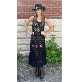 Papillon Papillon - Crochet Dress (Black)