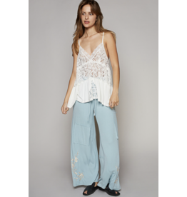 POL Janie - Tiered lace tank (Off White)