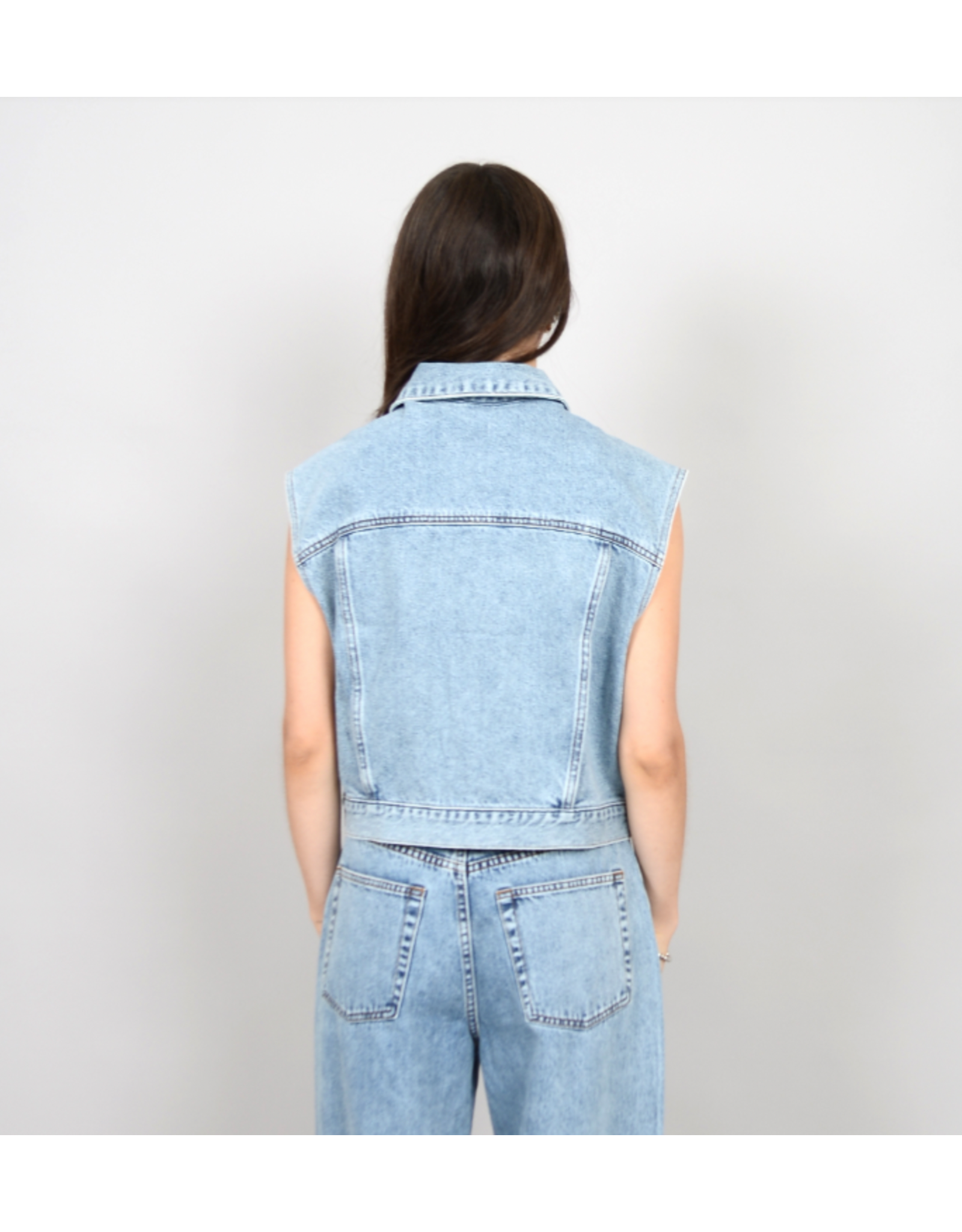 RD Style RD Style - Boranis Denim Motor Vest (Light Denim)