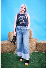Oat Collective Oat Collective - Long Live Cowgirls mineral wash tank (Black)