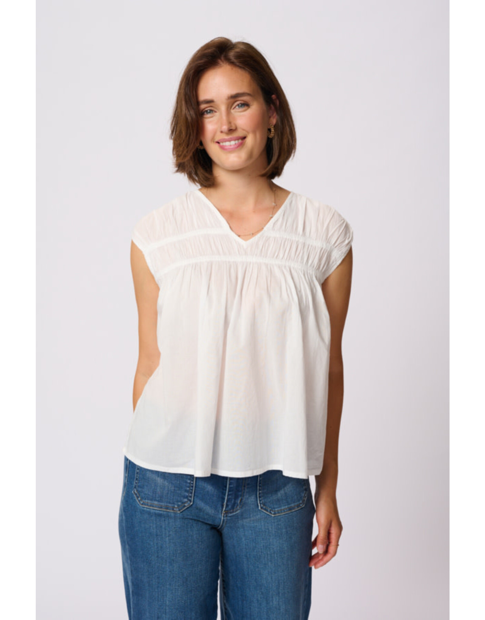 Kaffe Kaffe - Thua Blouse (Chalk)