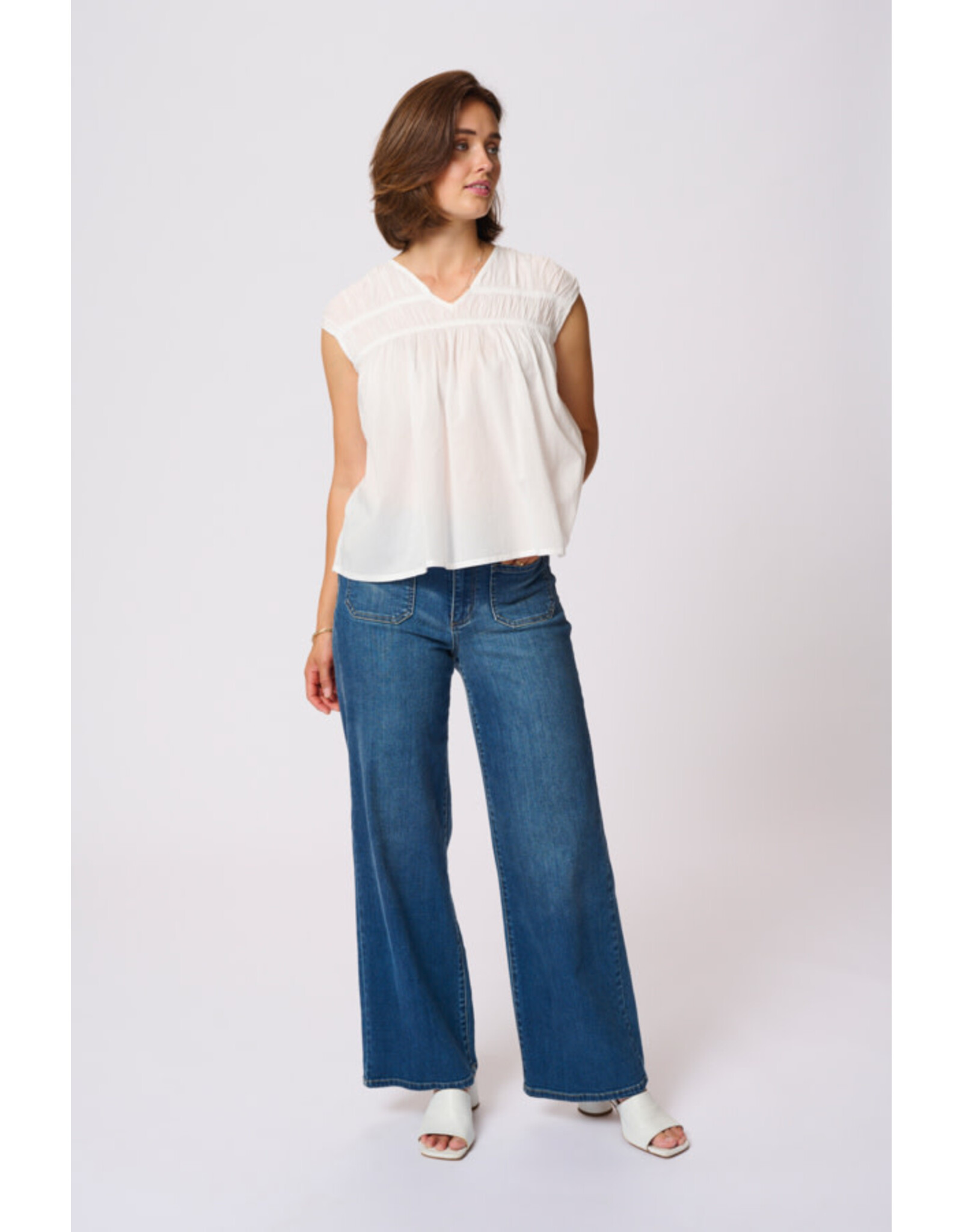 Kaffe Kaffe - Thua Blouse (Chalk)