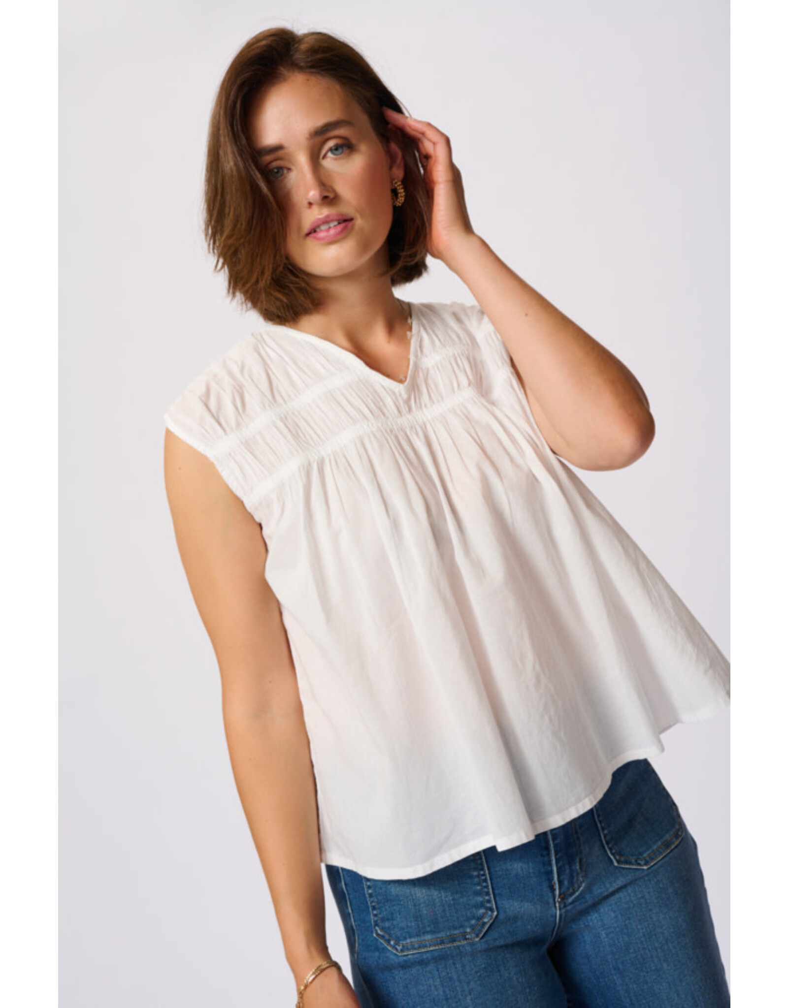 Kaffe Kaffe - Thua Blouse (Chalk)
