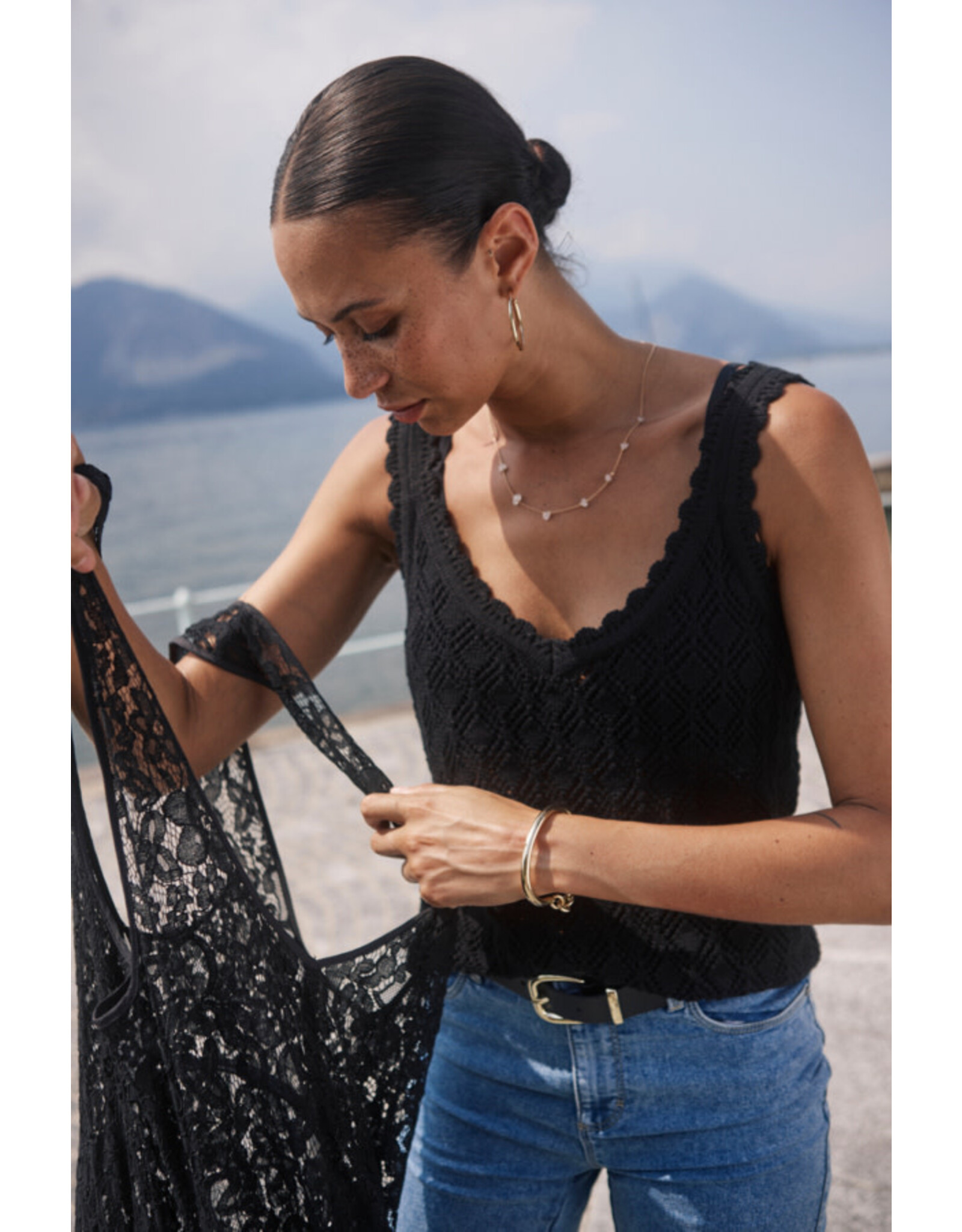 Kaffe Kaffe - Jona Knit Top (Black Deep)