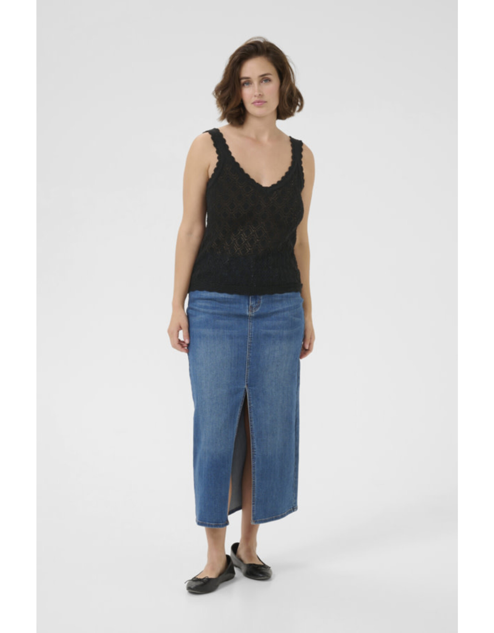 Kaffe Kaffe - Jona Knit Top (Black Deep)