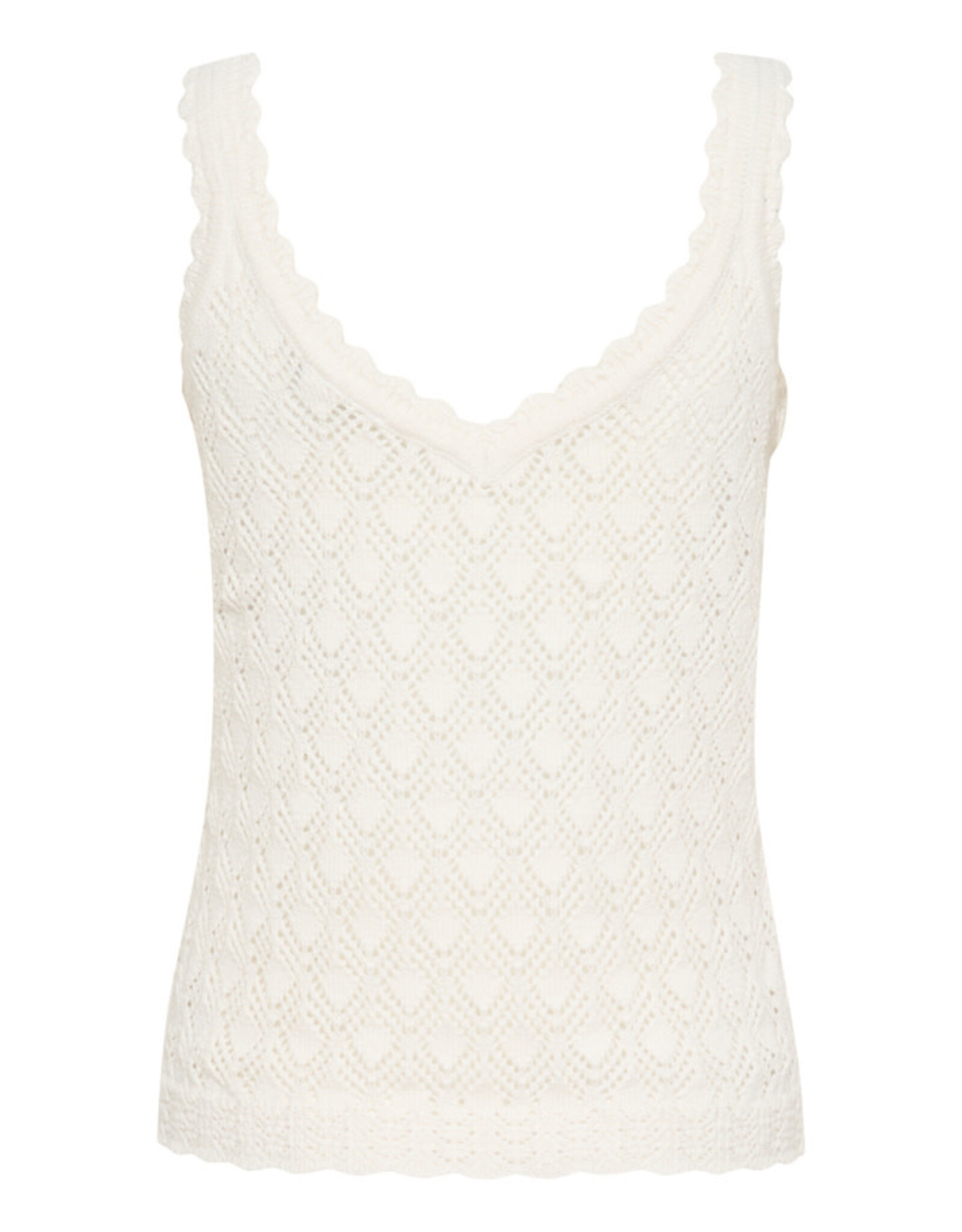 Kaffe Kaffe - Jona Knit Top (Chalk)