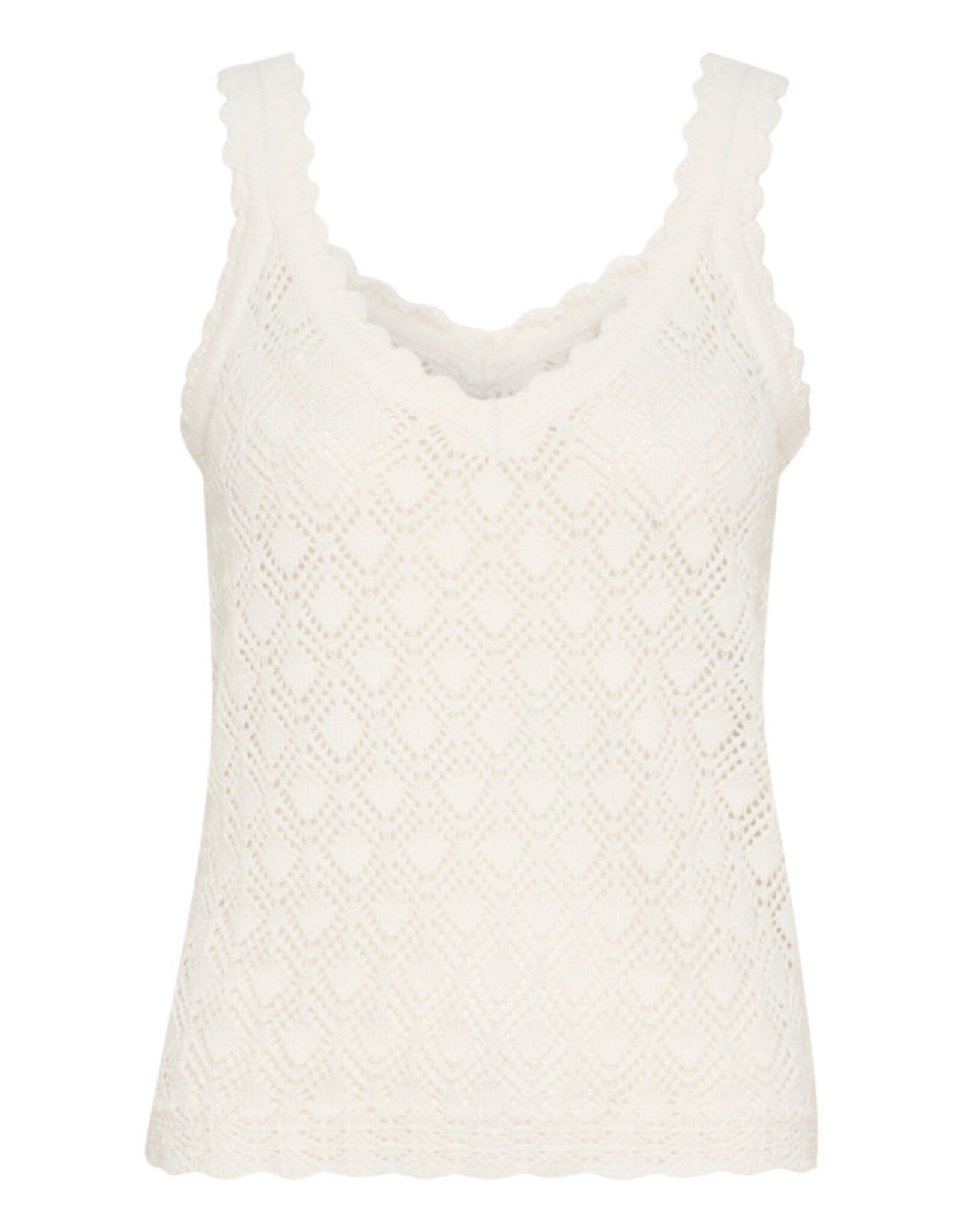 Kaffe Kaffe - Jona Knit Top (Chalk)