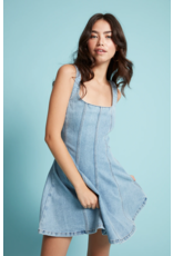 RD Style RD Style - Surina Sleeveless A Line Dress (Blue Denim)