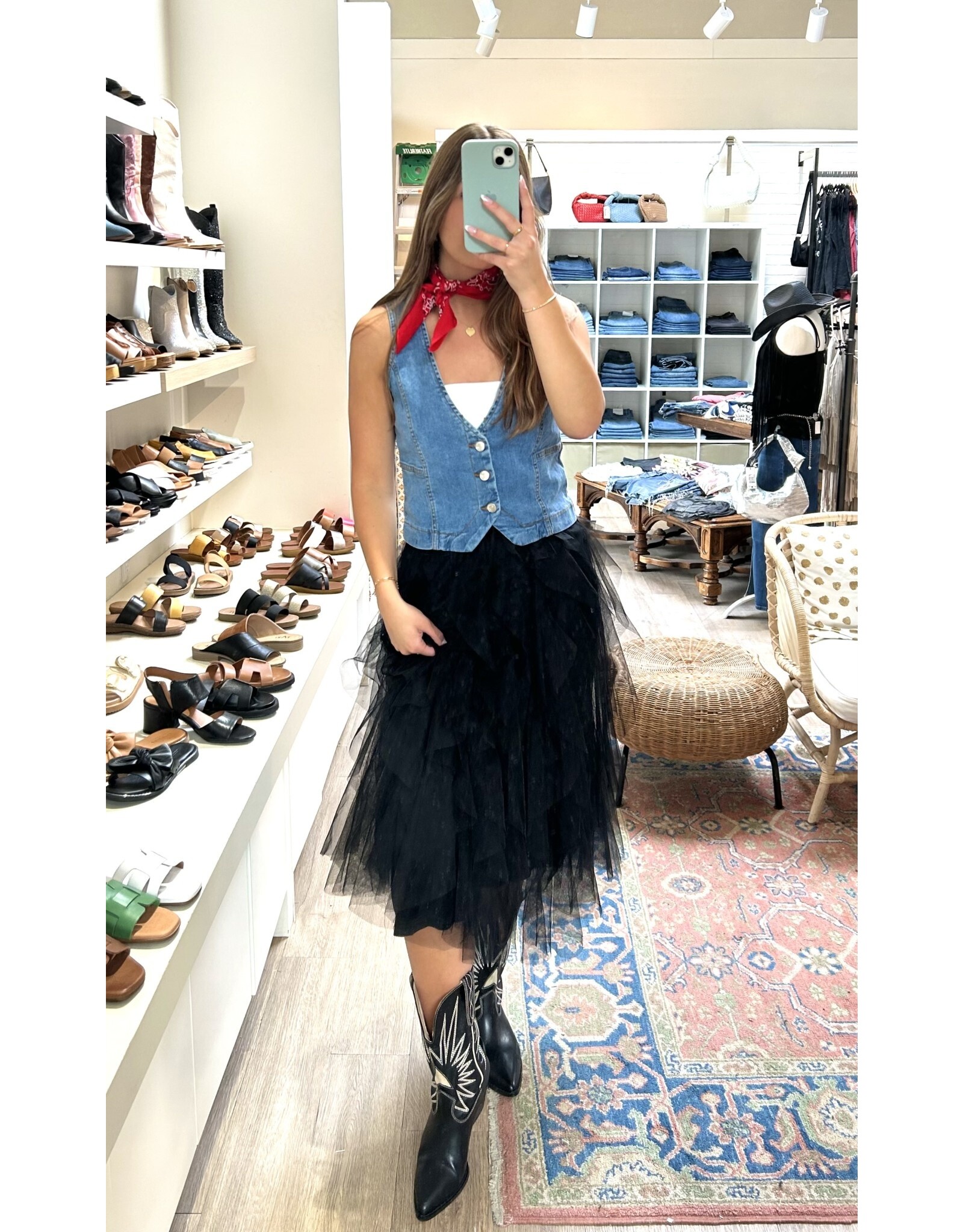 Papillon Papillon - Tulle skirt (Black)