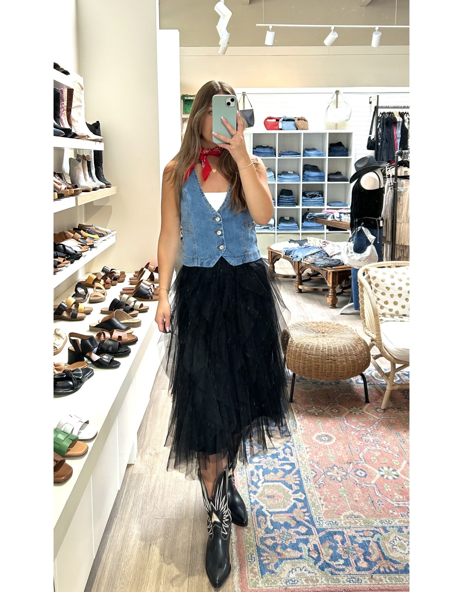 Papillon Papillon - Tulle skirt (Black)