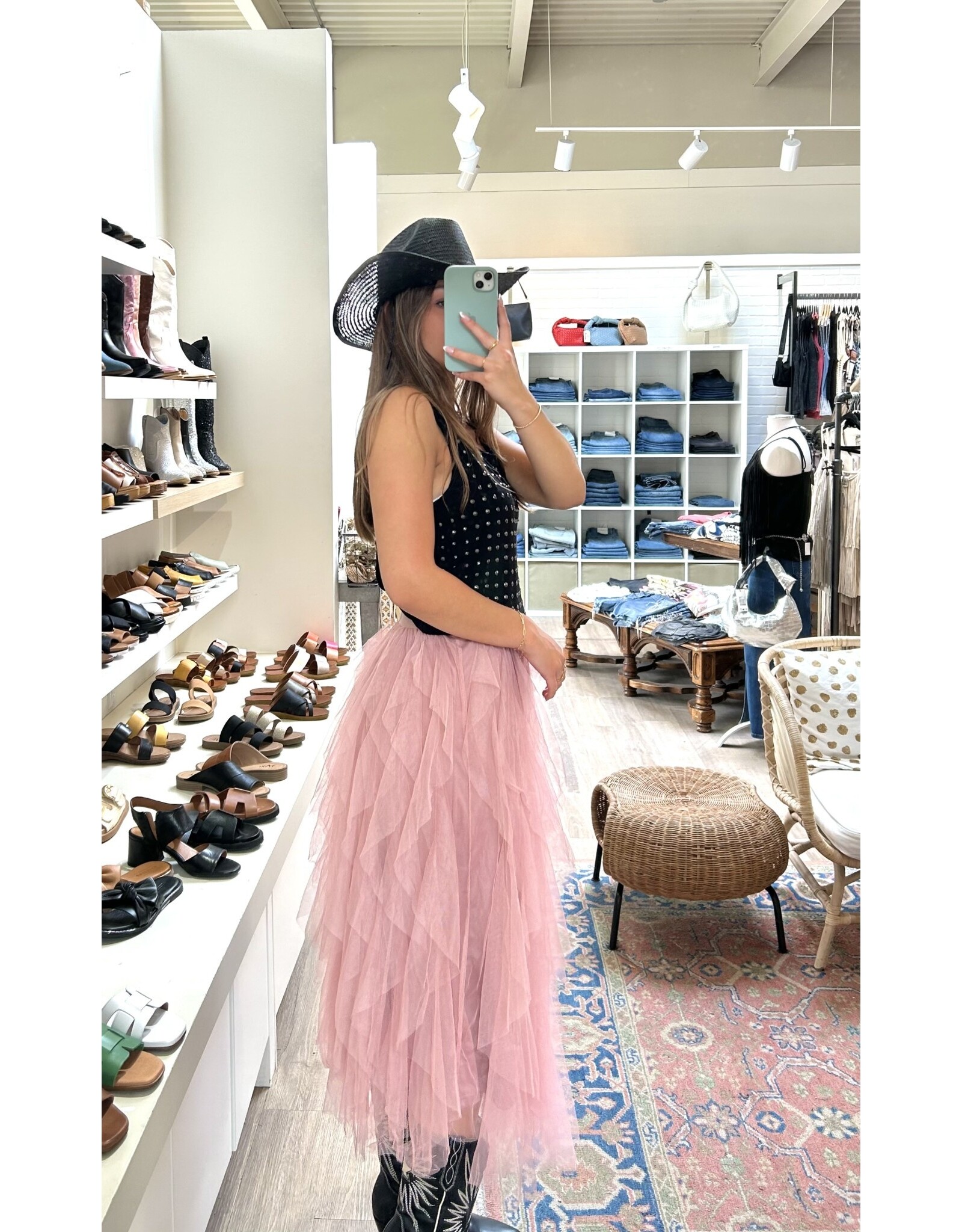 Papillon Papillon - Tulle skirt (Pink)
