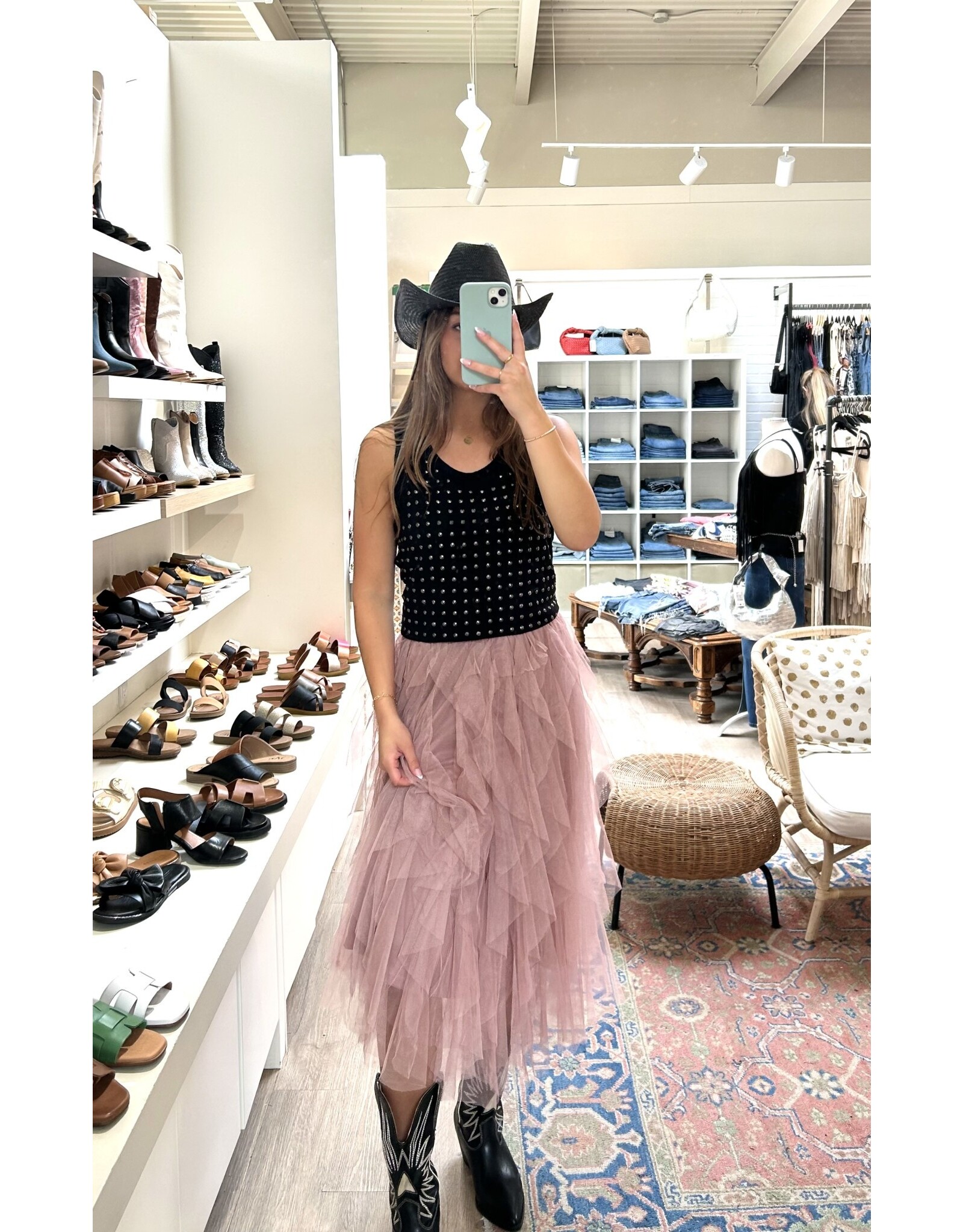 Papillon Papillon - Tulle skirt (Pink)