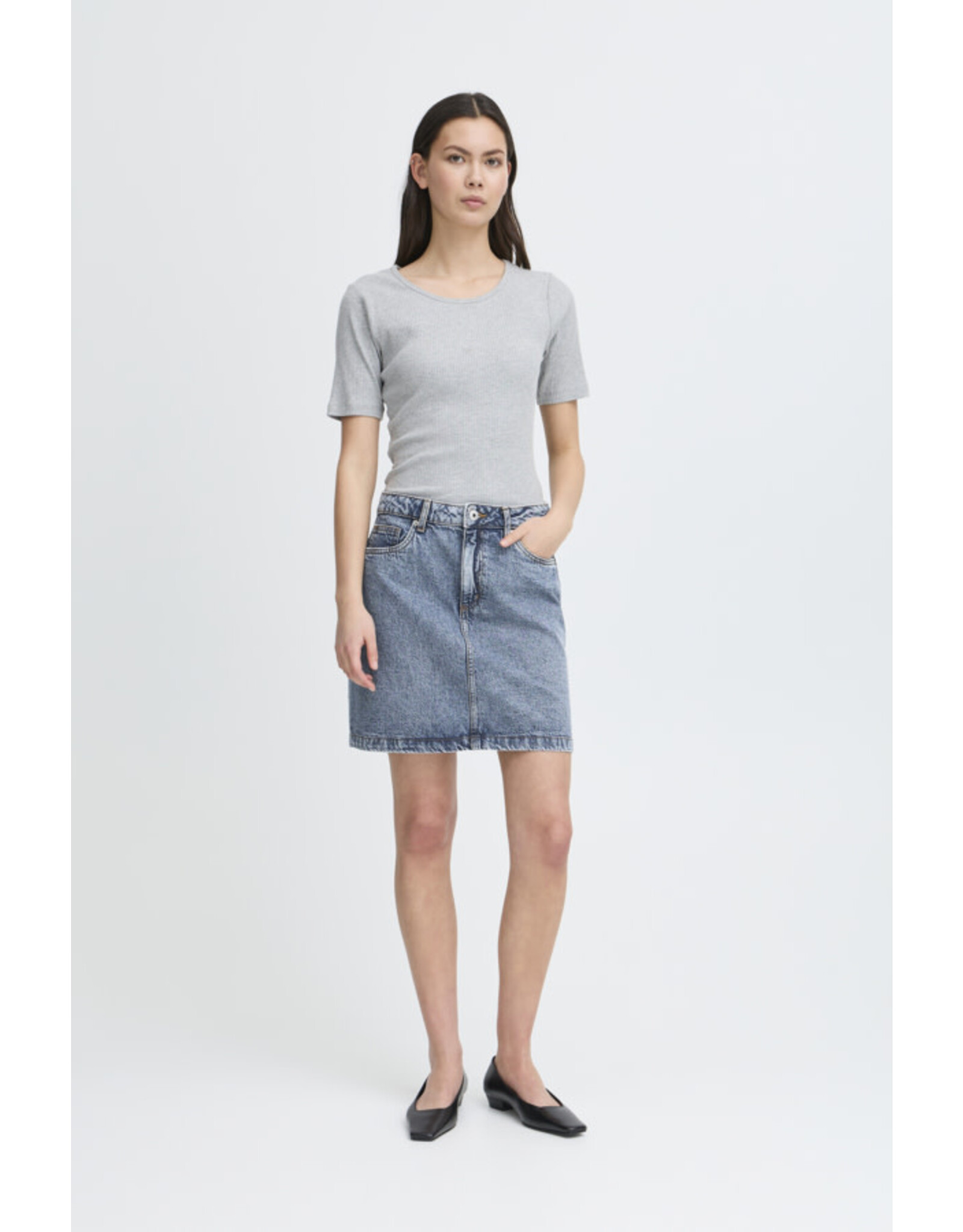 ICHI ICHI - Veny Skirt (Medium Blue)