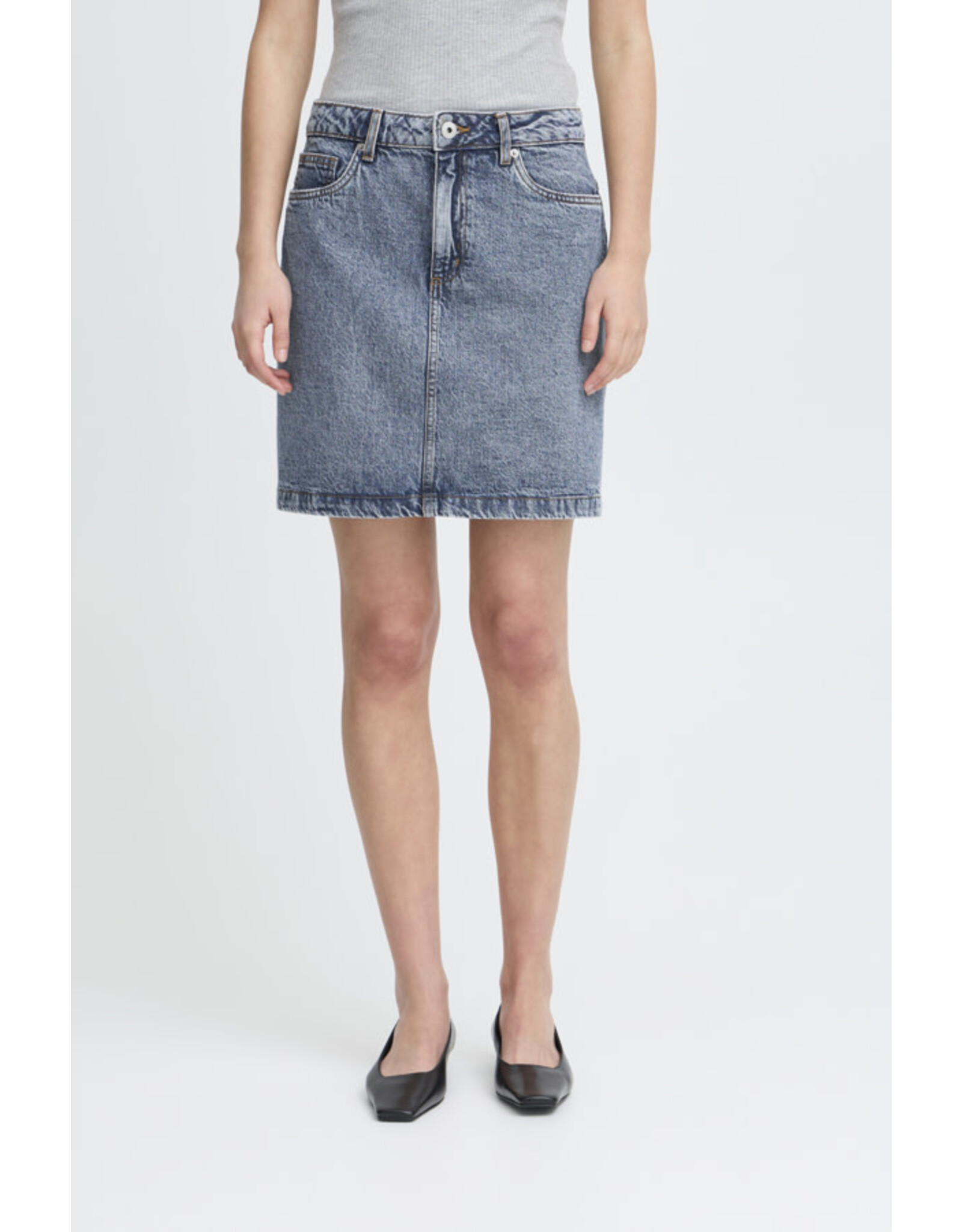 ICHI ICHI - Veny Skirt (Medium Blue)