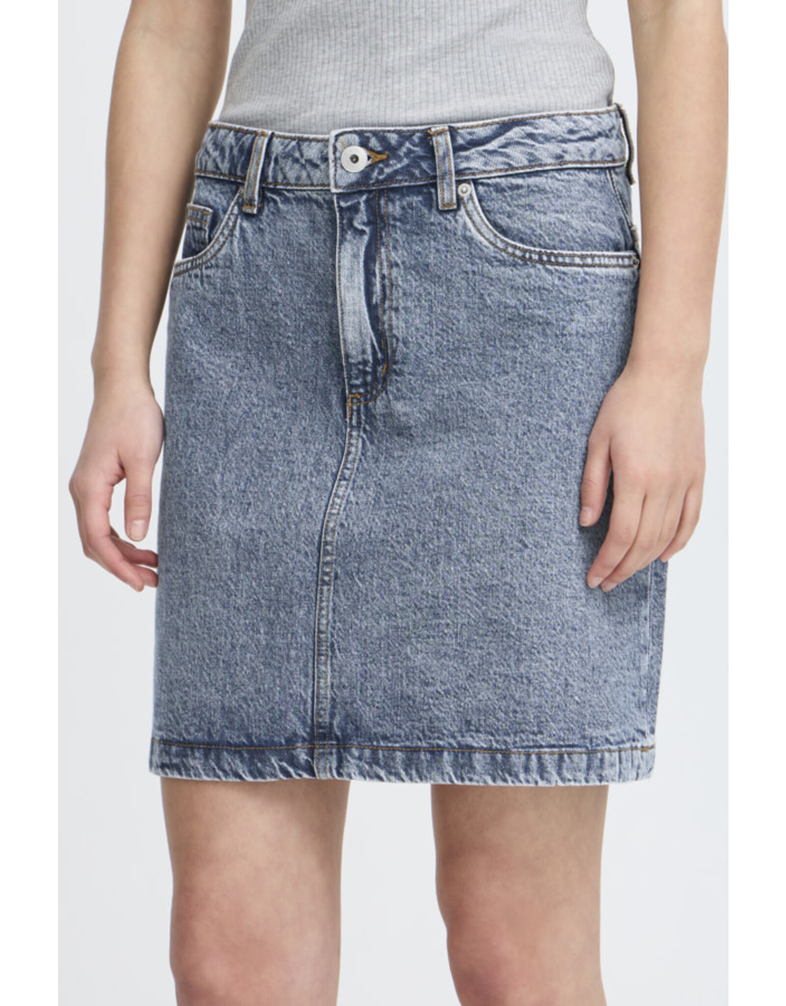 ICHI ICHI - Veny Skirt (Medium Blue)