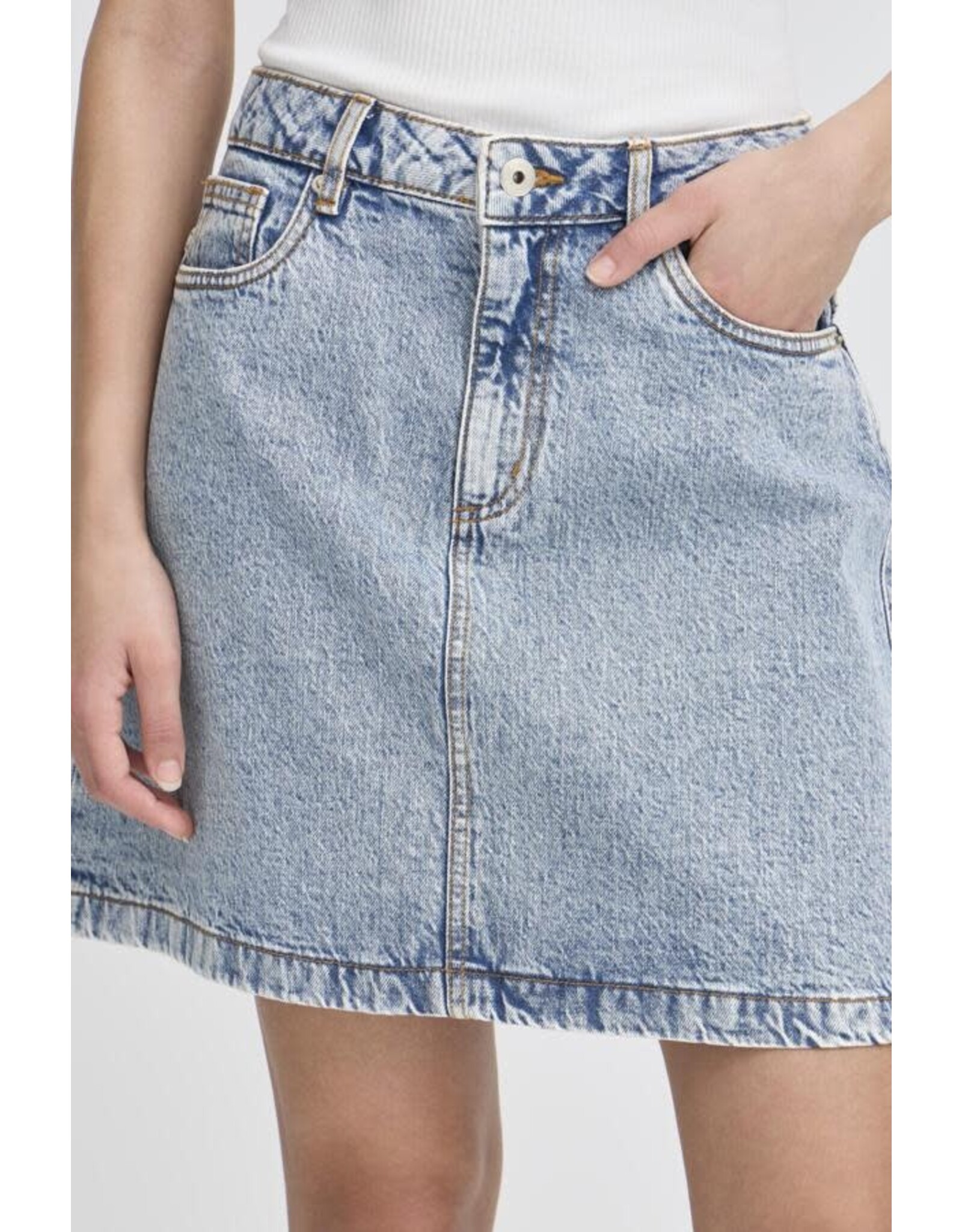 ICHI ICHI - Veny Skirt (Washed Light)